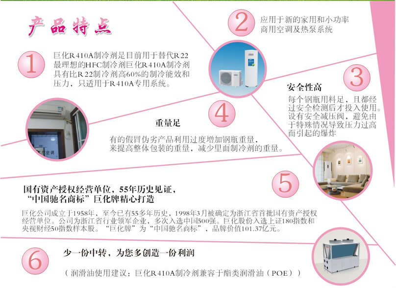 巨化R410A制冷劑